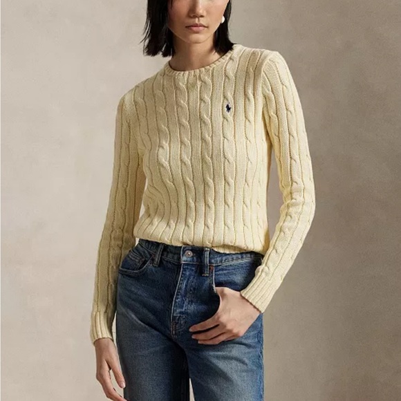 Polo Ralph Lauren Sweaters - Ralph Lauren polo Andover cream cable knit sweater